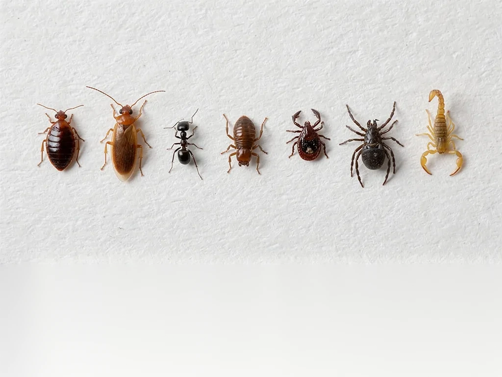 insectes rampants : identifier l'espèce et choisir le bon traitement