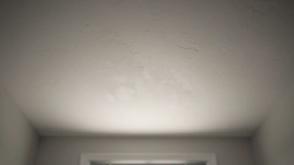 Plafond vu d'en dessous la nuit